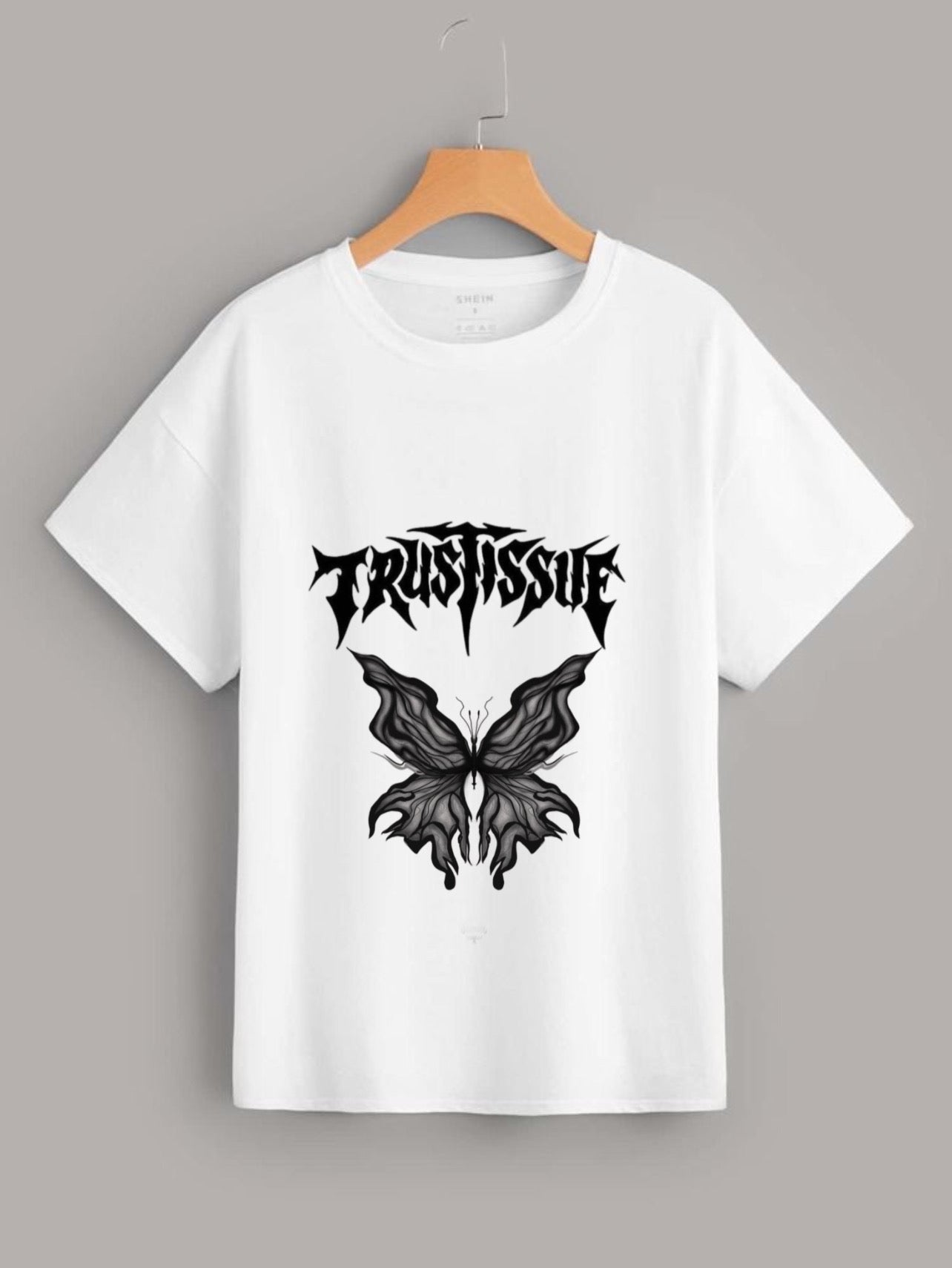Trust Issue Gothic Butterfly Tee